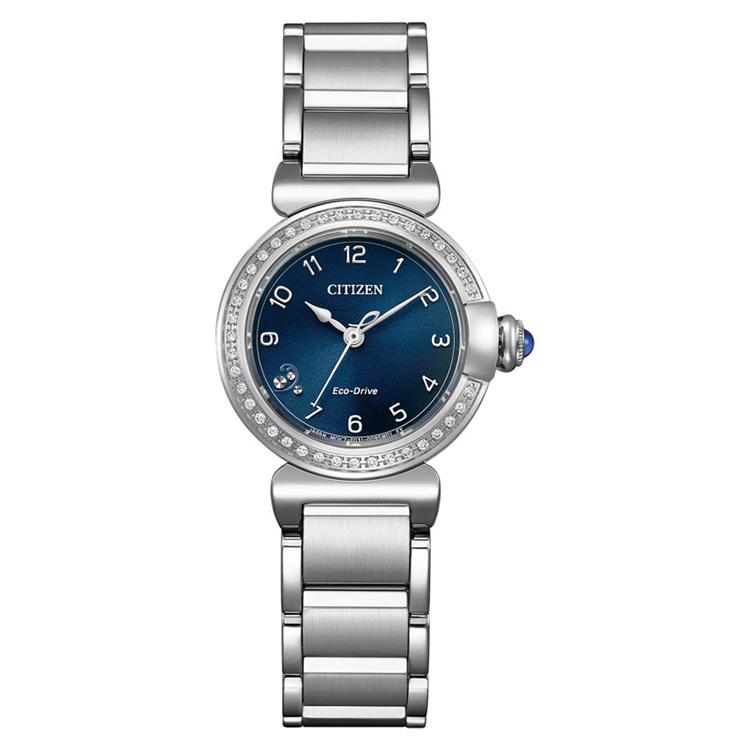 CITIZEN L シチズンエル スズラン エコドライブ ダイヤモンド ネイビー