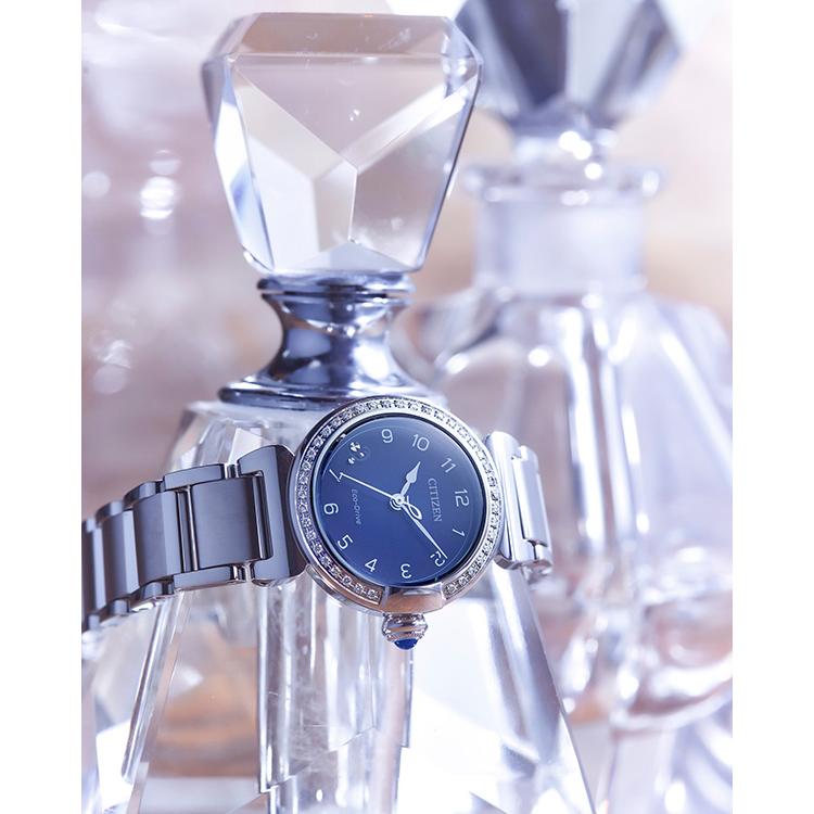 CITIZEN L シチズンエル スズラン エコドライブ ダイヤモンド ネイビー