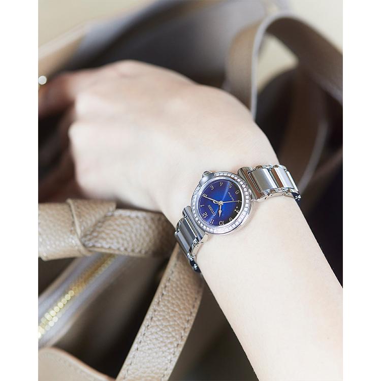 CITIZEN L シチズンエル スズラン エコドライブ ダイヤモンド ネイビー