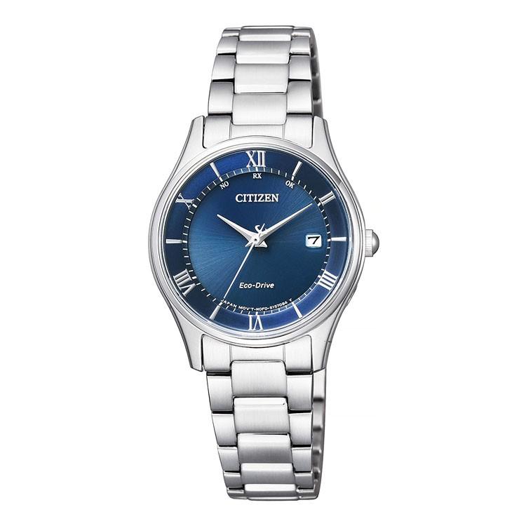 【新品】シチズン CITIZEN 腕時計 レディース ES0000-79L シチズン コレクション エコ・ドライブ電波時計 薄型シリーズ 28mm CITIZEN COLLECTION エコ・ドライブ電波（H0F0/日本製） ブルーxシルバー アナログ表示 nanaple_es0000-79a