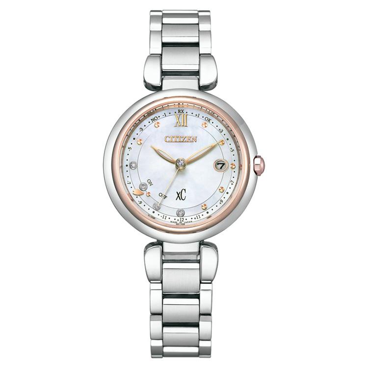【定価13万】CITIZEN XC ES9466-65W　美品　お値下げ不可 XC mizu コレクション フローレットダイアモンドモデル エコドライブ