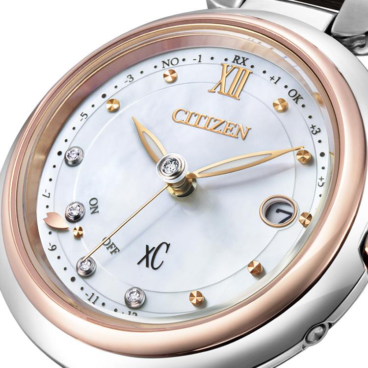 ●●CITIZEN/ XC/エコドライブ/レディース時計●● XC mizu コレクション フローレットダイアモンドモデル エコドライブ