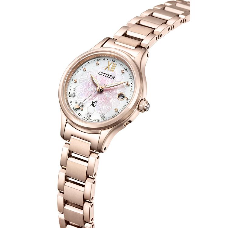 XC クロスシー xC hikari collection エコドライブ電波時計 SAKURA