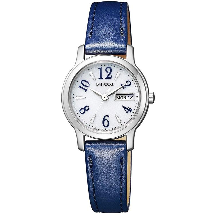 ウィッカ ソーラーテック ソーラー デイデイト wicca ネイビー KH3-410-10