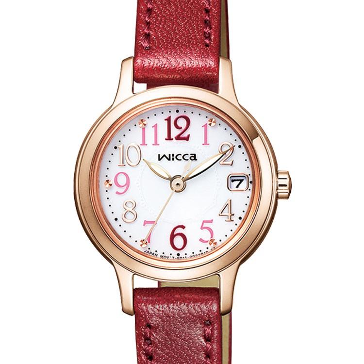 Wicca ウィッカ シチズン Citizen Kh4 963 10 革バンド ソーラー電池 ワインレッド 赤 レディース 腕時計 Citizenw Kh4 963 10 E Bloom Yahoo 店 通販 Yahoo ショッピング