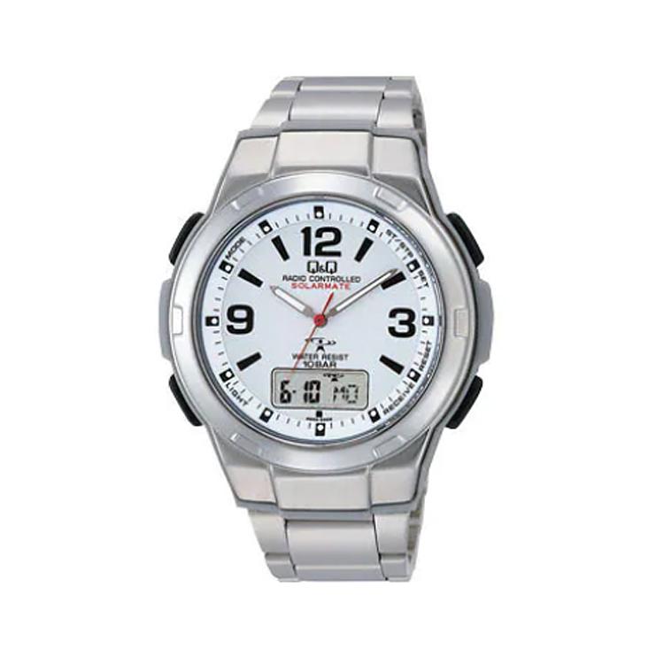 商品情報 キャリバーno Up08 １０気圧防水アラーム機能付き蓄光付針 蓄光付文字盤材質バンド ステンレス 裏ぶた ステンレス時刻表示 時 分 秒 三針表示 時 分 曜 もしくは 月 日 曜 切替可能 デジタル表示 12 24時間表示切替可能