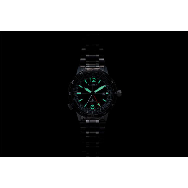 PROMASTER プロマスター 機械式時計 メカニカル SKY パイロット GMT シルバー NB6046-59E CITIZEN シチズン 腕時計 メンズ 国内正規品 お取り寄せの画像