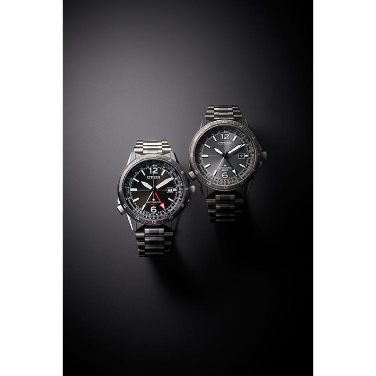 PROMASTER プロマスター 機械式時計 メカニカル SKY パイロット GMT シルバー NB6046-59E CITIZEN シチズン 腕時計 メンズ 国内正規品 お取り寄せの画像