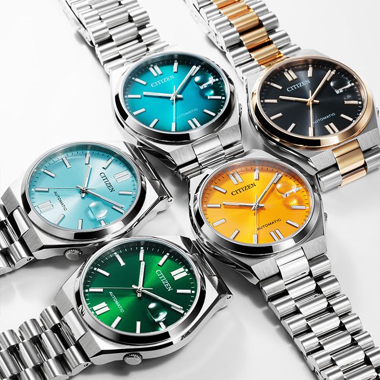 Citizen collection シチズンコレクション TSUYOSA Collection ツヨサ コレクション 機械式時計 メカニカル イエロー NJ0150-81Z 腕時計 メンズ｜e-bloom｜18