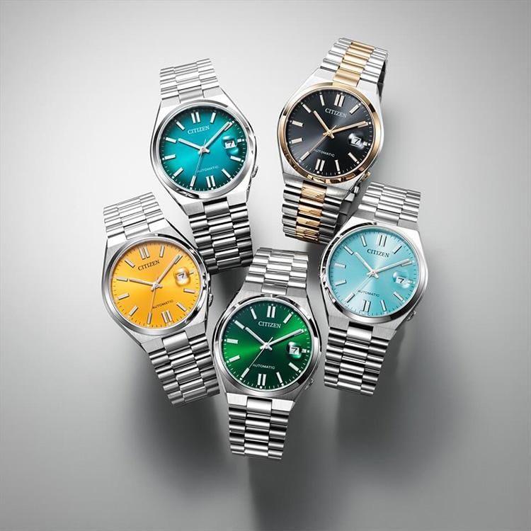 Citizen collection シチズンコレクション TSUYOSA Collection ツヨサ コレクション 機械式時計 メカニカル 水色 ブルー NJ0151-88M 腕時計 メンズ｜e-bloom｜13