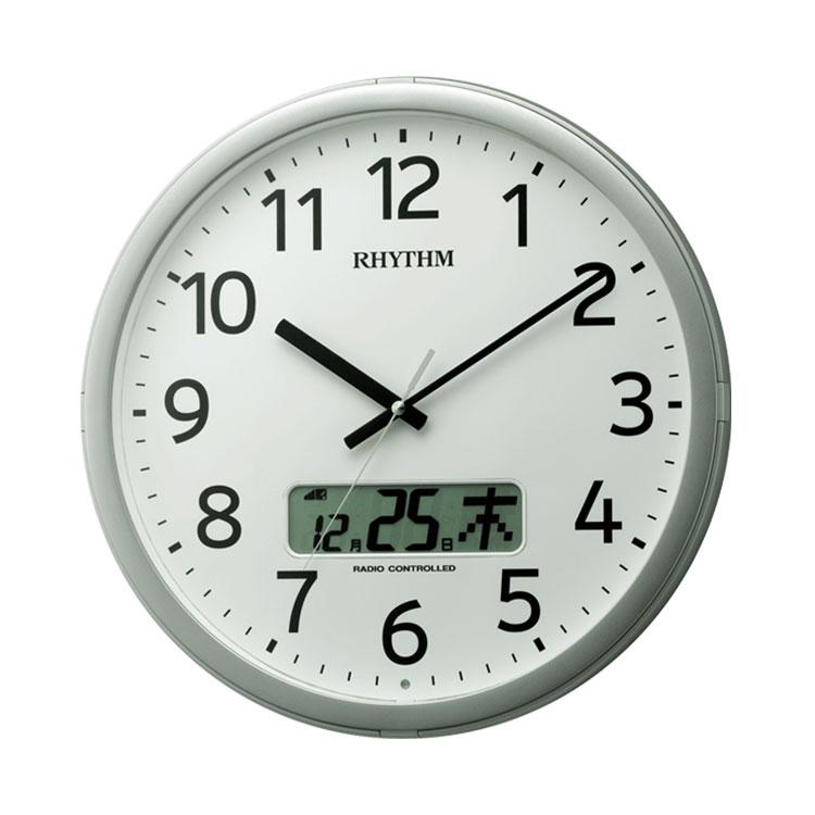 RHYTHM リズム時計 電波掛け時計 プログラムチャイム機能付 プログラム