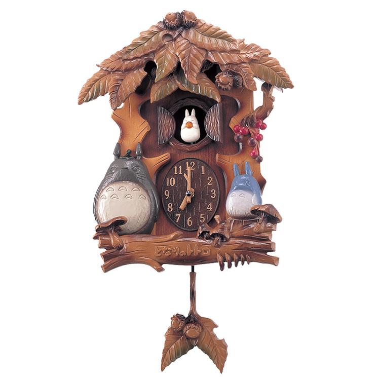 となりのトトロ 掛け時計 となりのトトロ 壁掛け時計 電池式