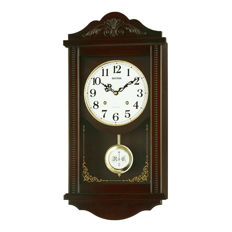リズム時計 掛時計 メロディー振り子 アンティーク風 4MJA01RH06 リズム時計 掛時計 メロディー振り子 アンティーク風 4MJA01RH06
