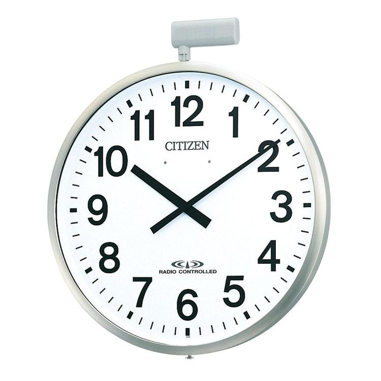 お取り寄せ リズム時計 クロック 屋外用電波掛時計 ポール時計 ポールウェーブsf 4my611 N19 Apaproduction Fr