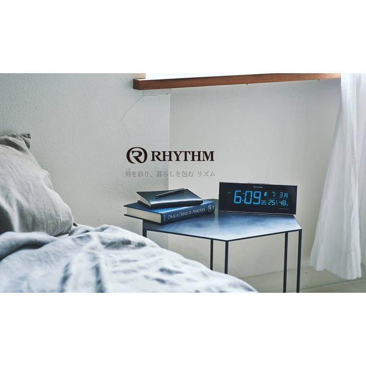 RHYTHM リズム時計 日本野鳥の会 四季の野鳥 報時掛け時計 電波掛時計