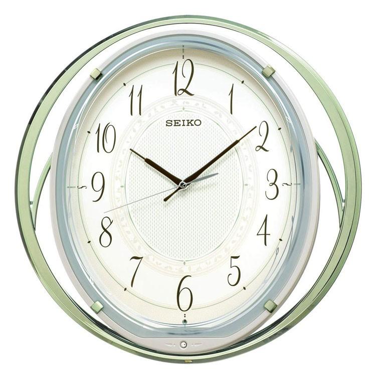 期間限定送料無料 セイコー Seiko 掛け時計 振り子時計 電波時計 大きく揺れる 振子時計 音楽内蔵 グリーン Am262m インテリア時計 お取り寄せ 在庫あり 即納 Www Kslcity Com My