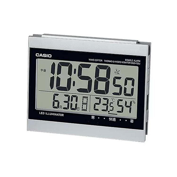 CASIO（カシオ） 快適度が分かる 電波時計 置き時計 めざまし時計 温度