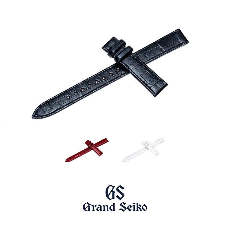 GRANDSEIKO グランドセイコー クロコダイル 替えバンド 交換 ベルト レディース グレージングレッド パールブラック パールホワイト