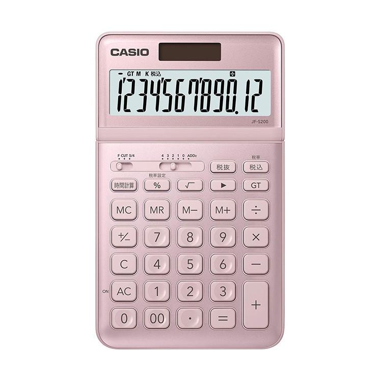 CITIZEN スタイリッシュ電卓 JF-S200-PK-N カシオ CASIO CITIZEN スタイリッシュ電卓 JF-S200-PK-N カシオ CASIO