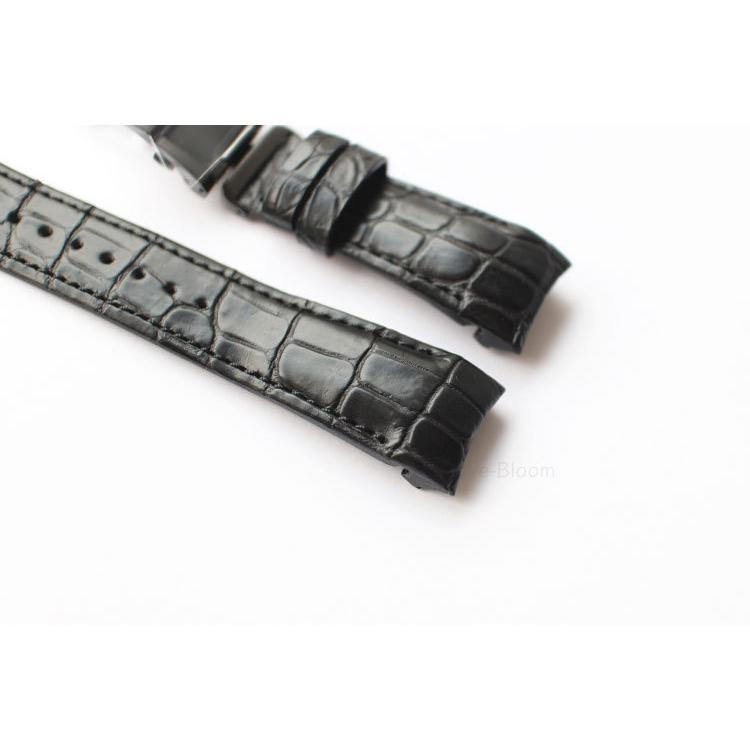 ASTRON アストロン SEIKO セイコー クロコダイル 替えバンド 交換 ベルト 黒 R7X11DC アストロン