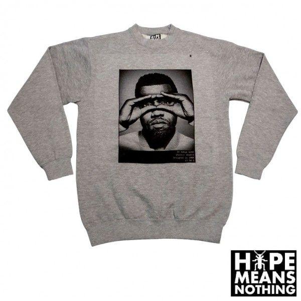 （送料無料） HYPE MEANS NOTHING (ハイプミーンズナッシング) - KANYE WEST (SWEATER) （カニエ・ウェスト）｜e-bms-store