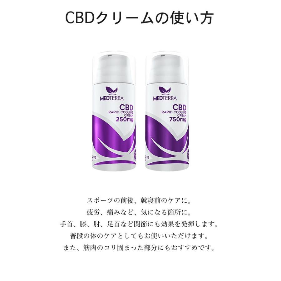 CBD ボディ クリーム ボディケア クーリング メンソール 750mg
