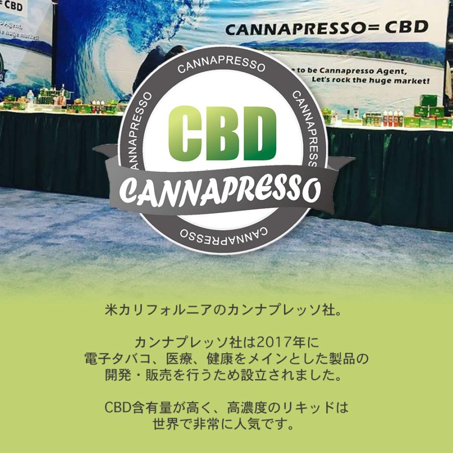 CBD リキッド 1,000mg 高濃度 CANNAPRESSO カンナプレッソ 10ml 電子