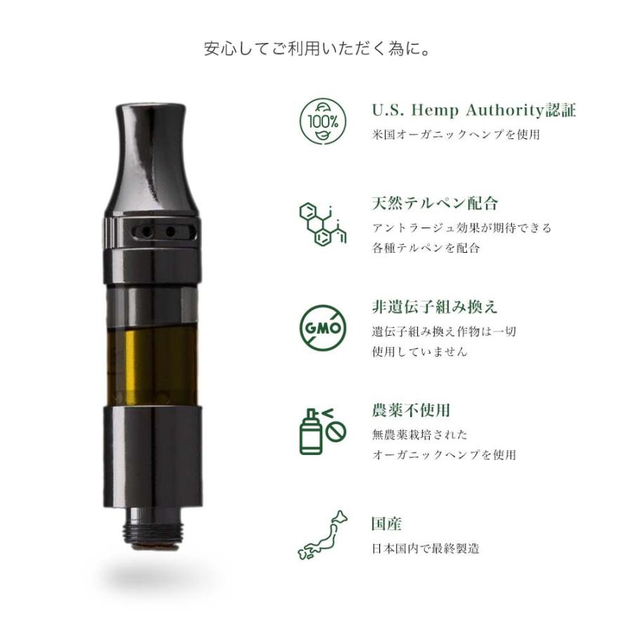 CBD CBN CBG 天然テルペン配合 高濃度 55% リキッド カートリッジ