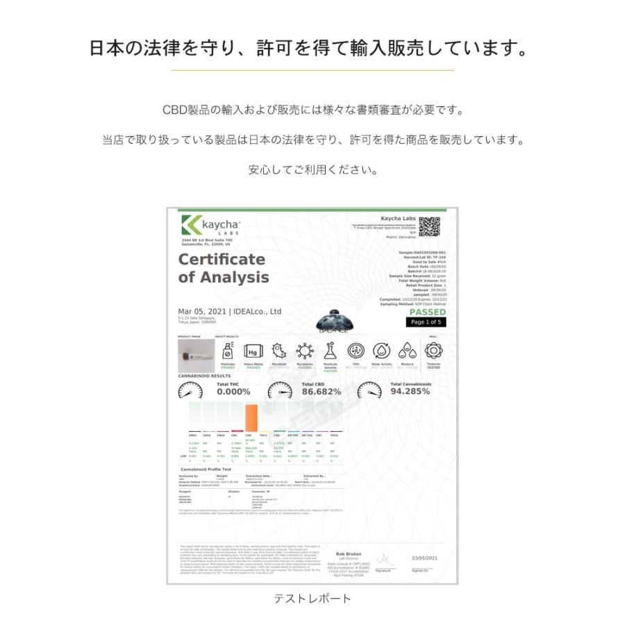 CBD CBN CBG 天然テルペン配合 高濃度 55% リキッド カートリッジ