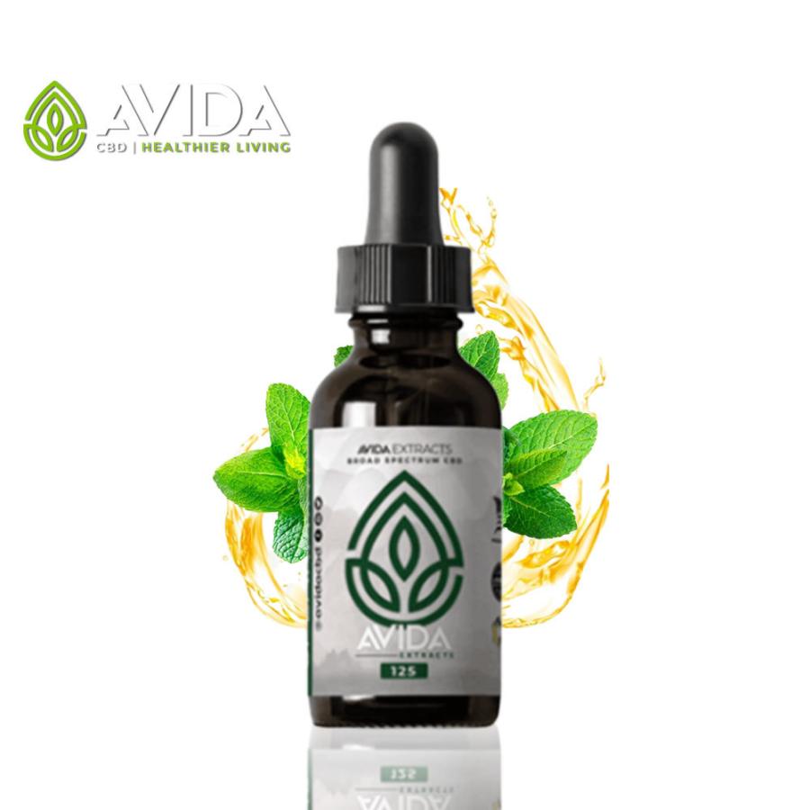 CBD オイル CBD 125mg 容量 15ml 高純度 スペアミント Avida Broad Spectrum CBD Oil アヴィダ｜e-bms-store｜05