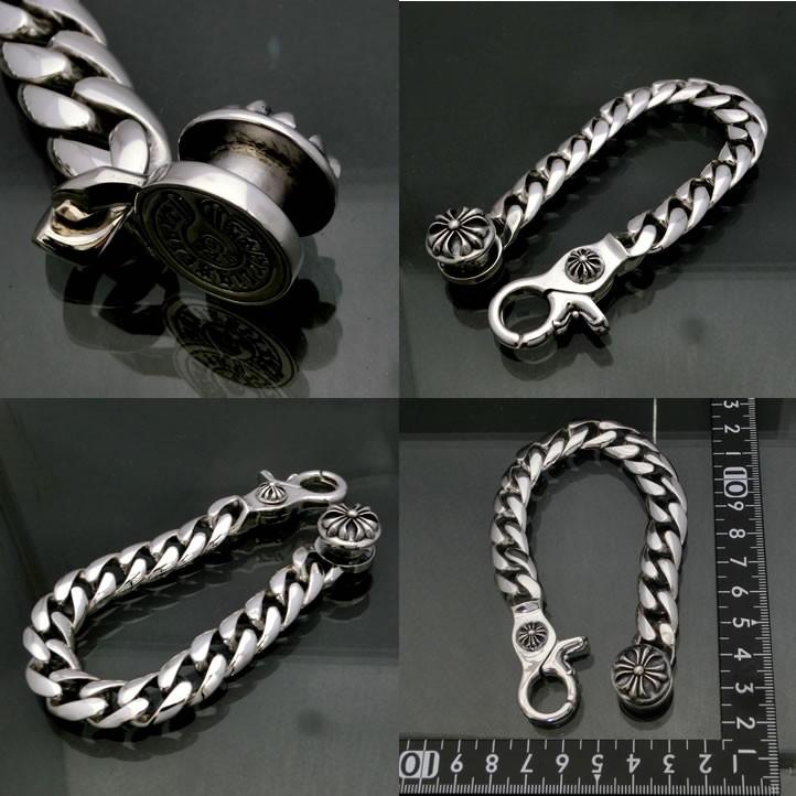 超重厚!ゴシッククロスクラシックチェーンブレスレット 超重厚!ゴシッククロスクラシックチェーンブレスレット