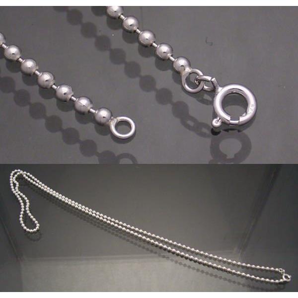 ボール チェーン ネックレス 925シルバー silver925 2.5 3 4 楽天市場】シルバー925 ボールチェーンネックレス 太め 太幅 8mm