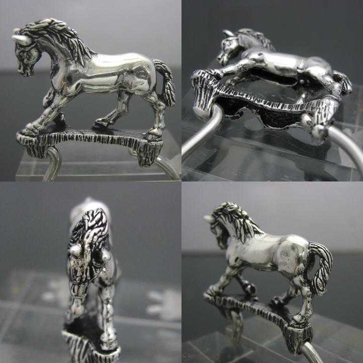SILVER HORSES（シルバーホース）レザーウォレット　銀製ベルチャーム付 2025年最新】silver horsesの人気アイテム - メルカリ