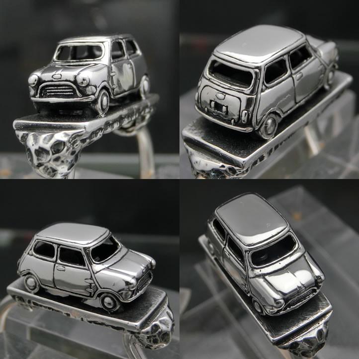 MINI ミニキーリング キーホルダー シルバー925 銀 (キーチェーン、鍵