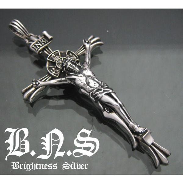 専用 キリスト ロザリオ トップ 太めチェーン付き 共にシルバー925