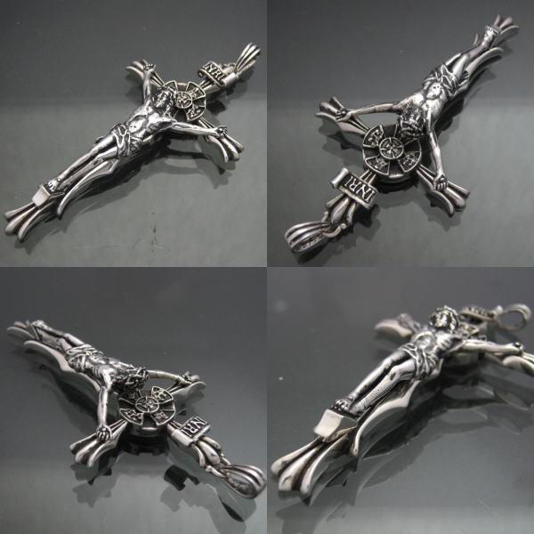 大きなキリストロザリオペンダント シルバー925【neck-1000-P42