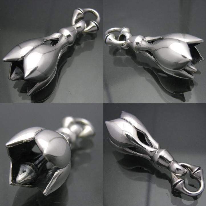 シルバー ベル型ペンダント フラワーティアーズベルペンダント L シルバー925【neck-1249-P93