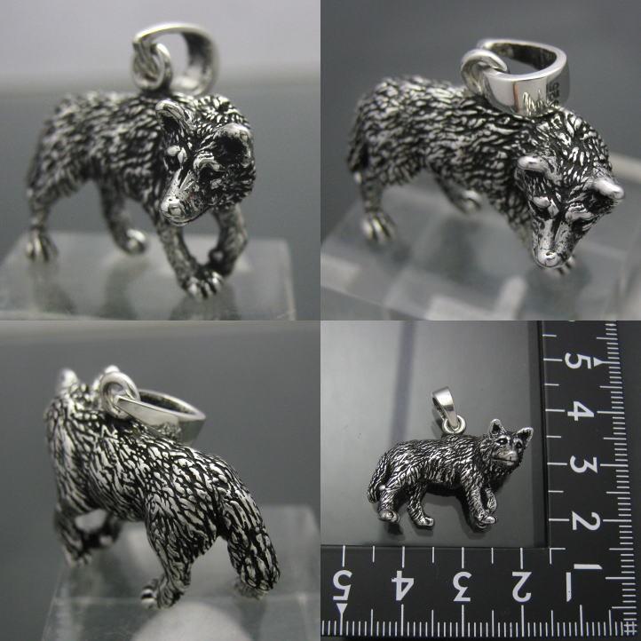 銀の狼 オオカミペンダント シルバー925 SV925 silver925 (おおかみ 