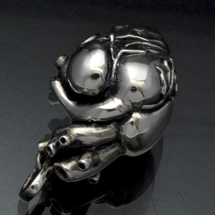 銀の心臓 シルバーハートペンダント 銀製 シルバー925 SV925 silver925