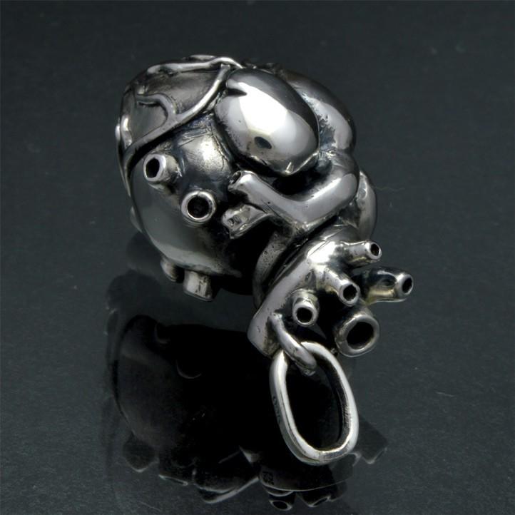 銀の心臓 シルバーハートペンダント 銀製 シルバー925 SV925 silver925