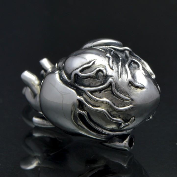 銀の心臓 シルバーハートペンダント 銀製 シルバー925 SV925 silver925