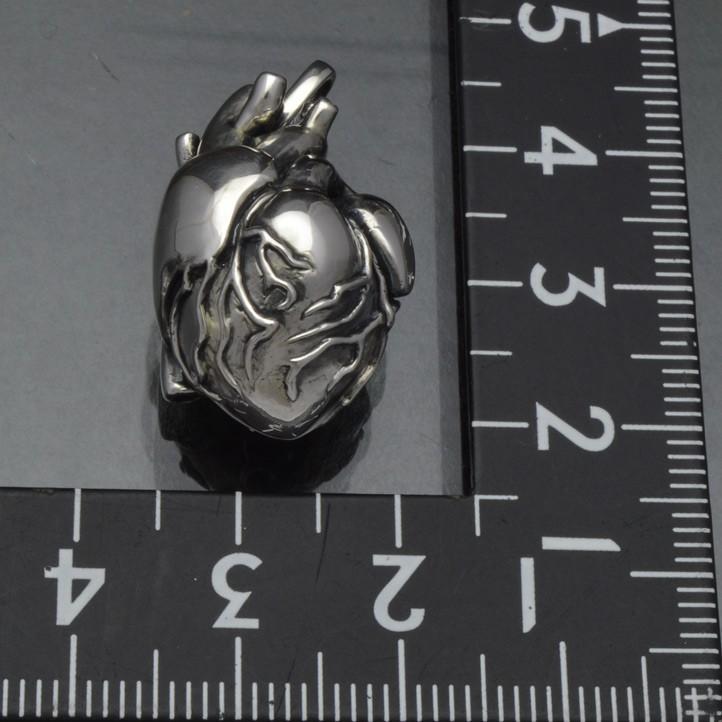 銀の心臓 シルバーハートペンダント 銀製 シルバー925 SV925 silver925