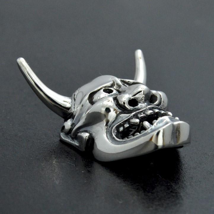 銀の能面 般若面ペンダント 銀製 シルバー925 SV925 silver925【neck-1498-P216】の画像