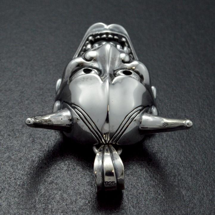 銀の能面 般若面ペンダント 銀製 シルバー925 SV925 silver925【neck-1498-P216】の画像