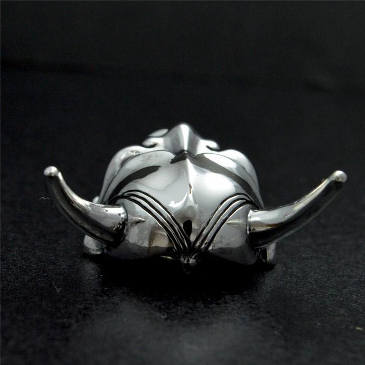 銀の能面 般若面ペンダント 銀製 シルバー925 SV925 silver925【neck-1498-P216】の画像