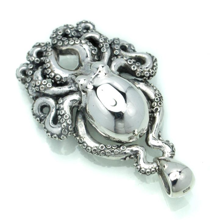 ぽたこ出品 銀の蛸 オクトパスペンダント 銀製 シルバー925 SV925 silver925