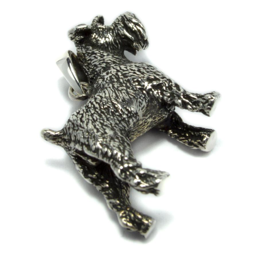 銀の犬 シュナウザーペンダント 銀製 シルバー925 silver925