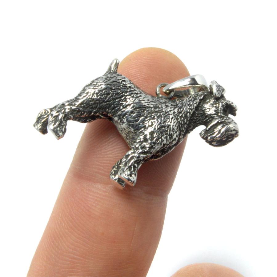 銀の犬 シュナウザーペンダント 銀製 シルバー925 silver925