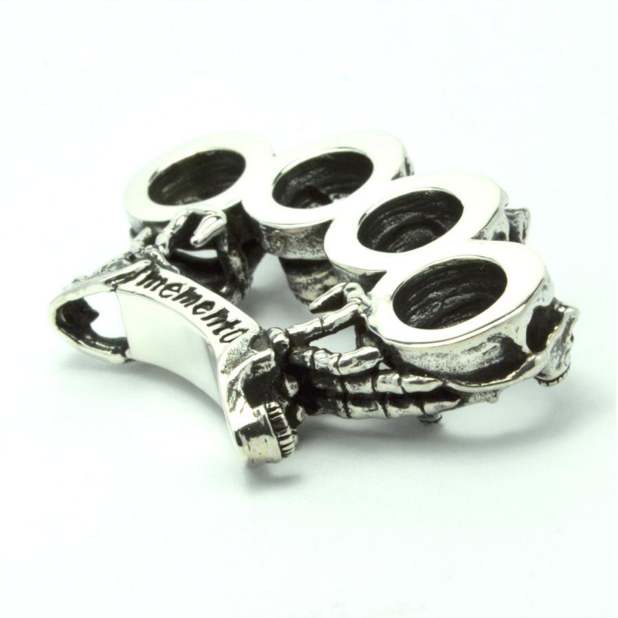 memento mori スカル＆ボーンズ メリケンサックペンダントトップ【40