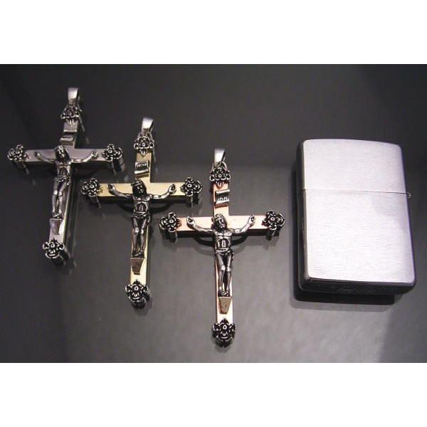キリストクロスロザリオ シルバー925&真鍮 十字架クロス聖品